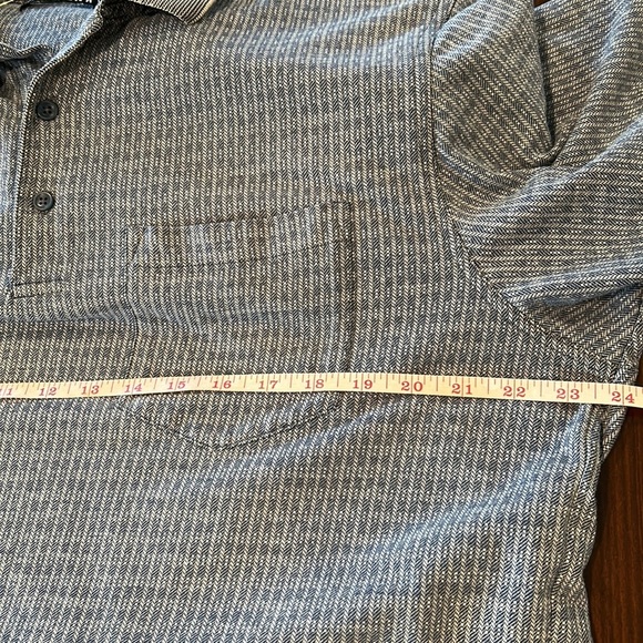 John Henry Gray and White Size XL Short Sleeve Shirt Front Pocket Gently Worn - Picture 4 of 5